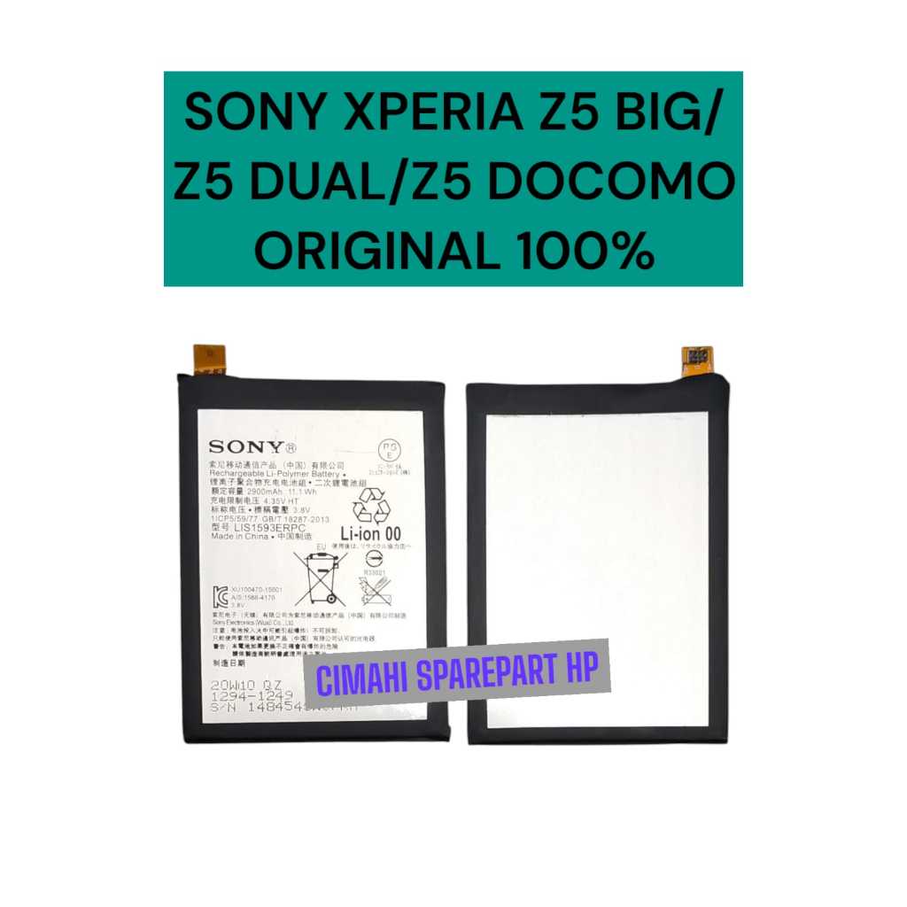 BATTERY SONI EXPERIA Z1 MINI/Z1 COMPACT/Z1 BIG/L39H/Z5 BIG/Z5 DUAL/Z5 DOCOMO DLL