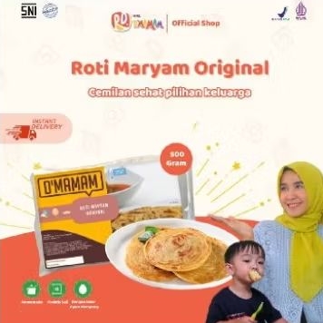 

Roti Maryam Original D'mamam Halal MUI BPOM