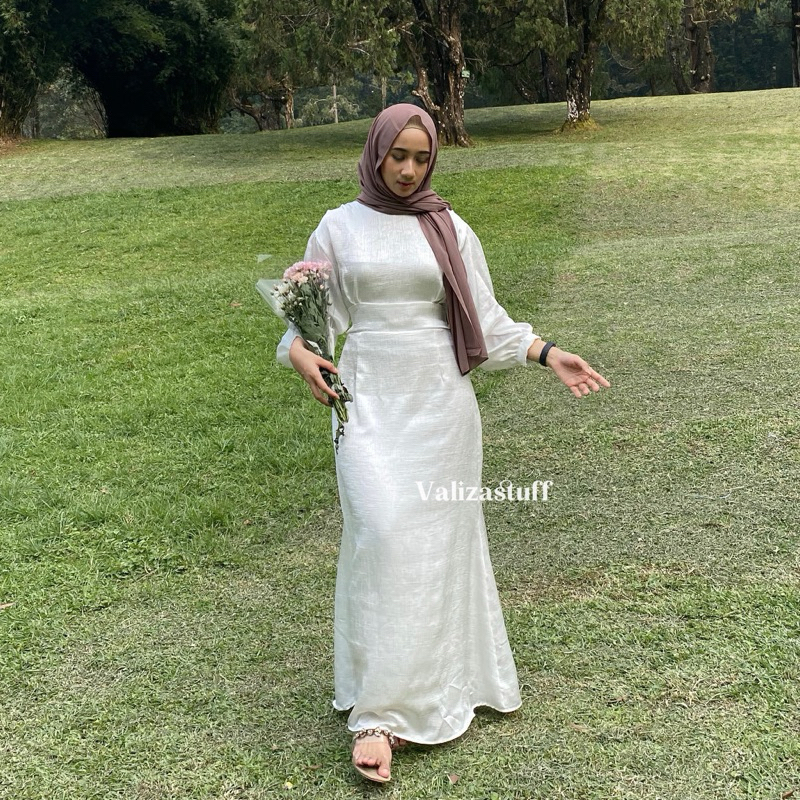 Preeloved Tsamara Dress (gamis polos)