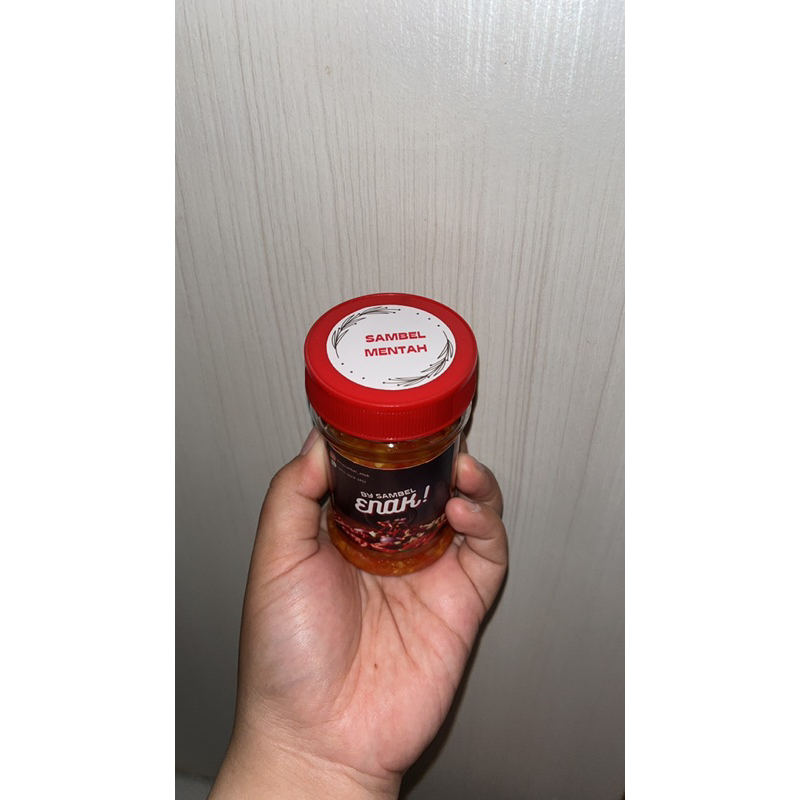 

Sambel Mentah Botol BySambel_Enak Uk 150ml