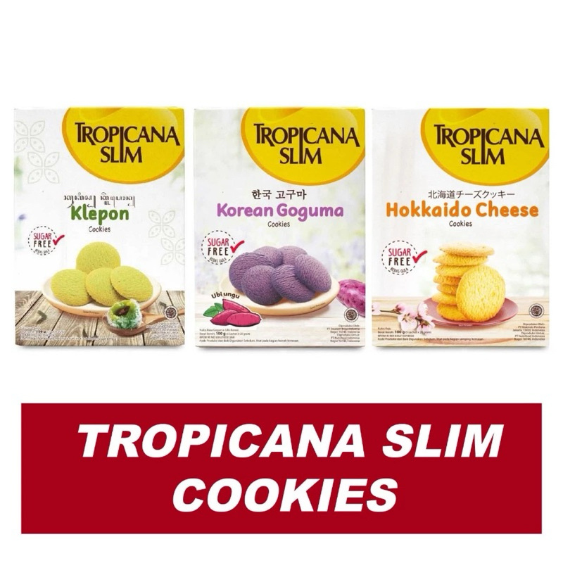 

Tropicana slim cookies hokkaido chesse / korean goguma/ klepon 100gr