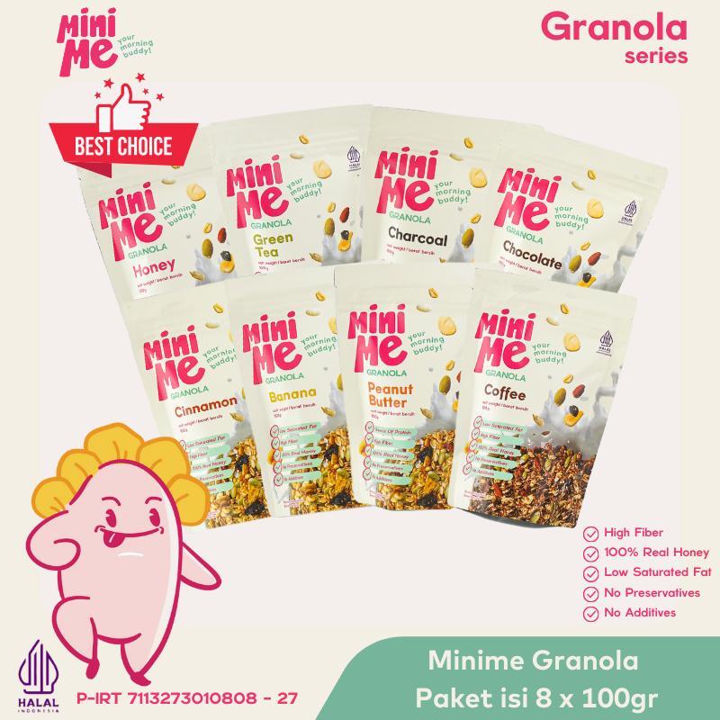 

MINIME Paket Granola 100gr Isi 8 pcs