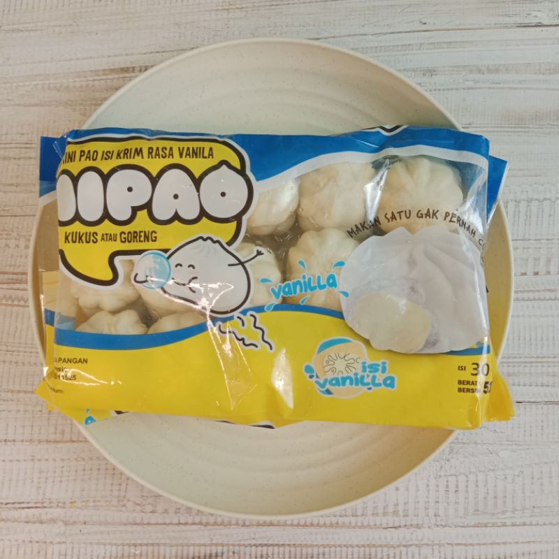 

Bakpao Bak Pao Mini Kecil Ras Vanila Pelangi Mipao Mini Pao isi Krim Rasa Vanila Kukus Goreng isi 30pcs 510gr