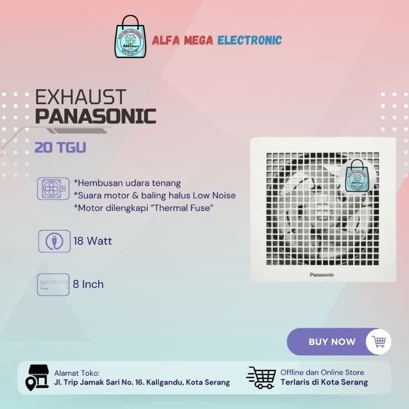 Exhaust Fan Panasonic 20 TGU