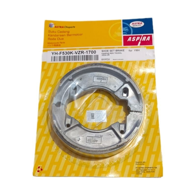 KAMPAS REM BELAKANG ASPIRA VEGA ZR 2009-2012