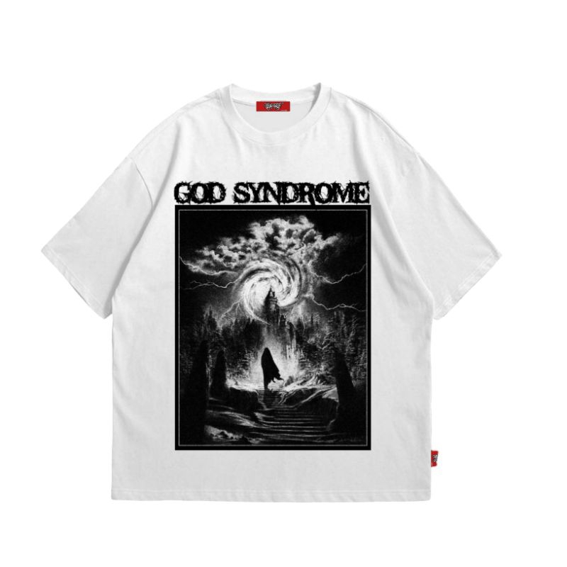 T-SHIRT MOSECT REBORN 'GOD SYNDROME' SS WHITE