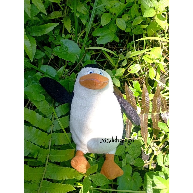 COD | Pinguin Of Madagascar Keychain Plush | Ganci Boneka Pinguin Of Madagascar