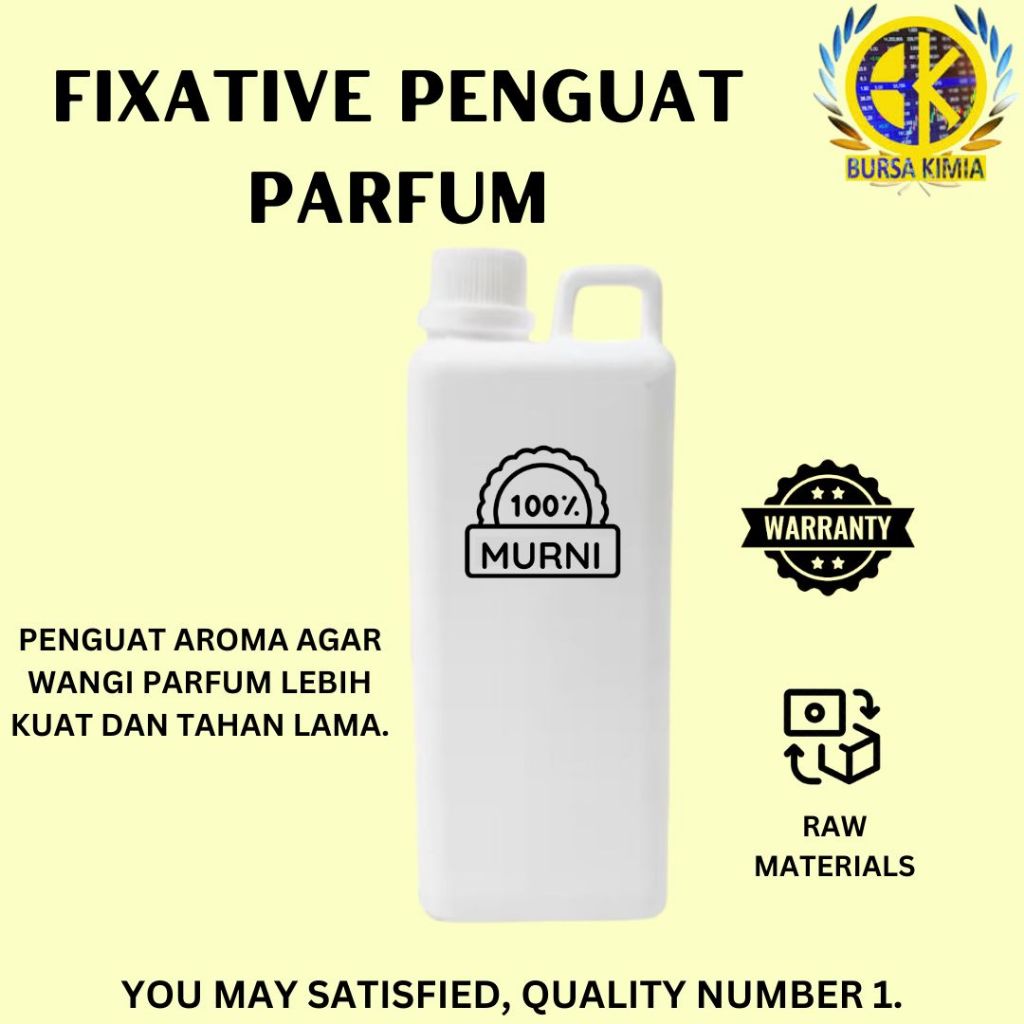 Fixative Penguat Aroma Parfum 30gr / Cairan Penguat Aroma Minyak Wangi Fixative Murni