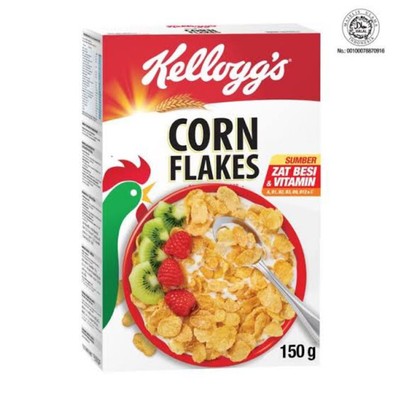 

Kelloggs Corn Flakes 150g Sereal Sarapan