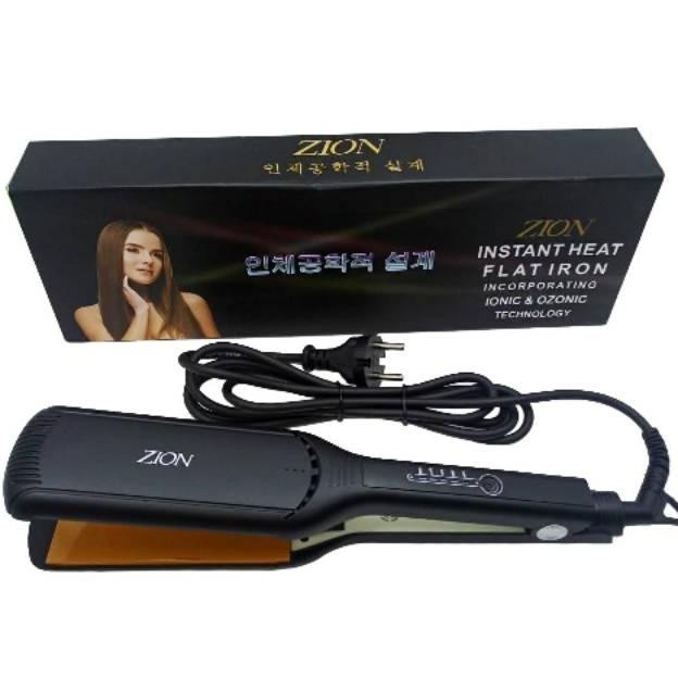 catok zion instant heat flat iron catok cepat panas merata catokan salon professional ZION