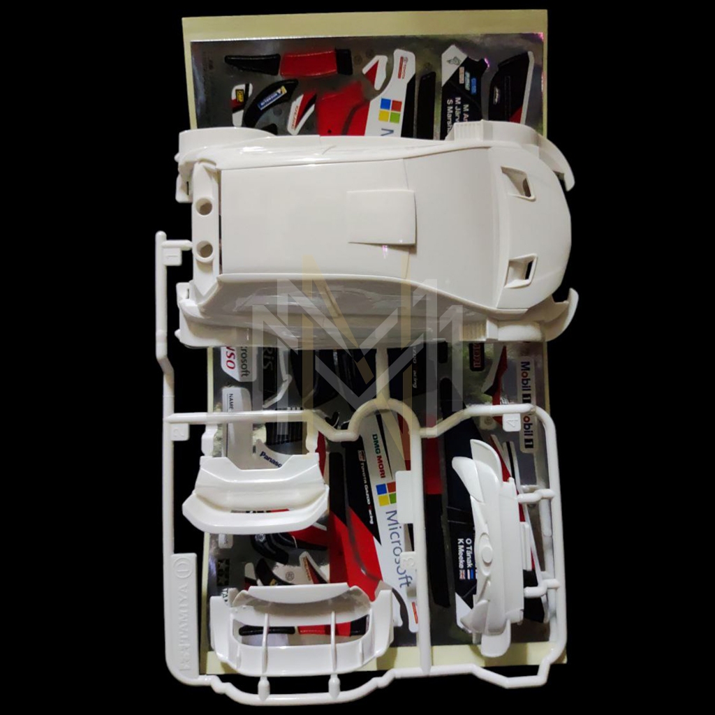 Tamiya Toyota Yaris WRC Body + Decal Original (MA)