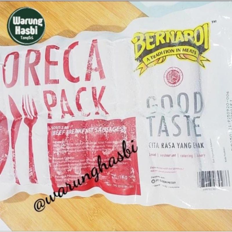 

1kg Bernardi Beef Breakfast sosis