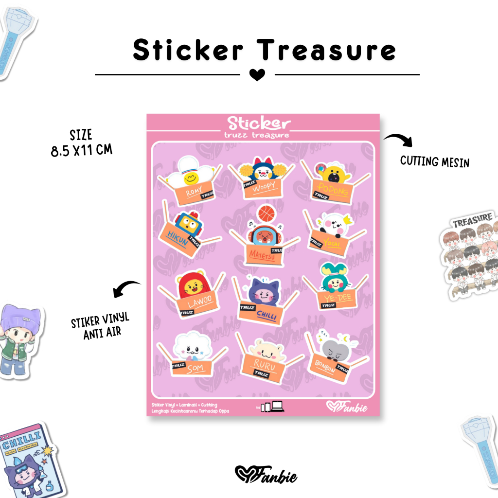 

STIKER PACK TREASURE CHIBI TRUZ