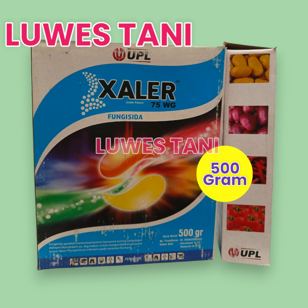 FUNGISIDA XALER 75WG 500 Gram (Klorotalonil 12.5% + Mankozeb 62.5%)