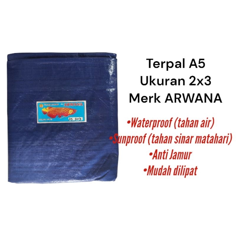 Terpal Plastik A5 Biru Silver Ukuran 2x3 meter | Terpal | Terpal Plastik | Terpal A5 | Terpal Plasti