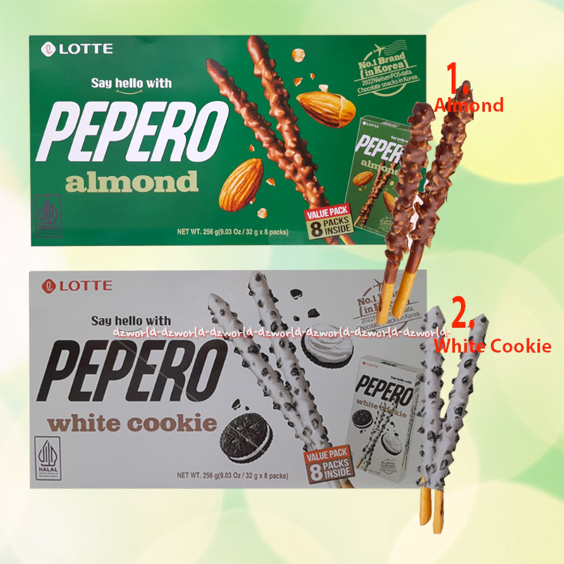 

Pepero Almond 256gr White Cookies Oreo Chocolate Biskuit Peperro Coklat Lotte Cemilan Korea Jumbo Peppero Stick Stik Coklat