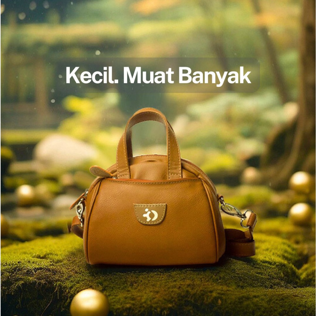 Gotosovie HOERA Slingbag - Tas Mini Sling Kulit Wanita Elegant. Tas Sling Mini, Muat Banyak Bawaan.