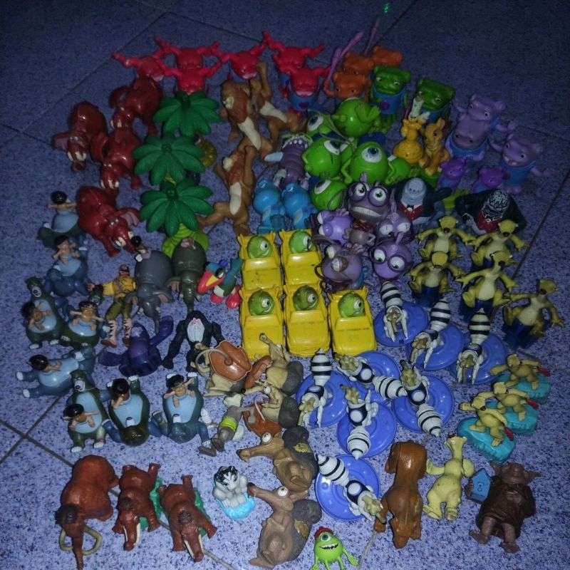 14-12-2024 Figure Mcd Ice Age Tarzan Mowgli Home Monster Inc Spiderwick Chronicles