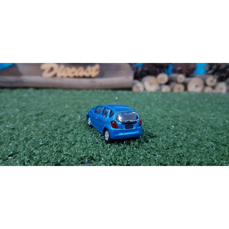 Diecast Miniatur Honda Jazz biru skala 1:72