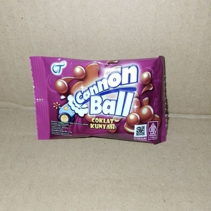 

CANNON BALL 5.4g | COKLAT KUNYAH PERMEN LUNAK CANON BAL