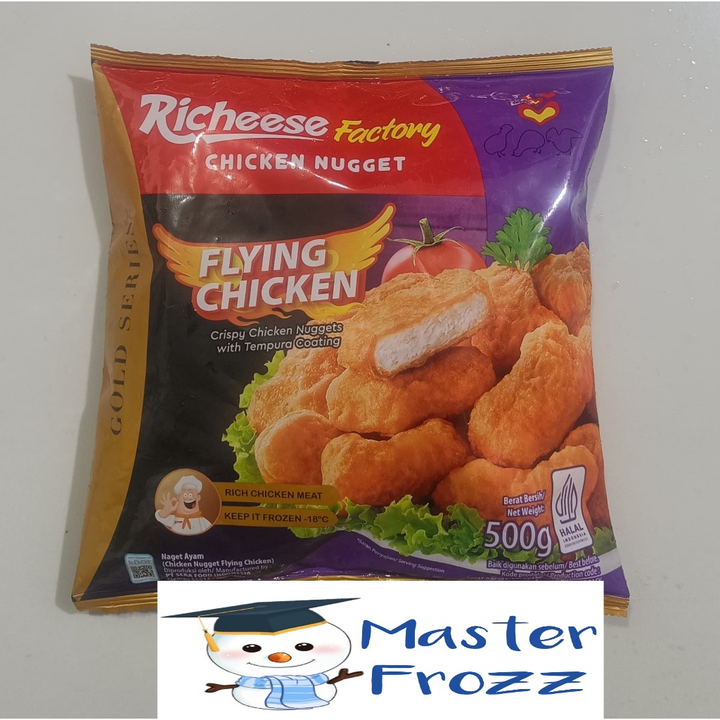 

Richeese Flying Chicken Nugget 500gr