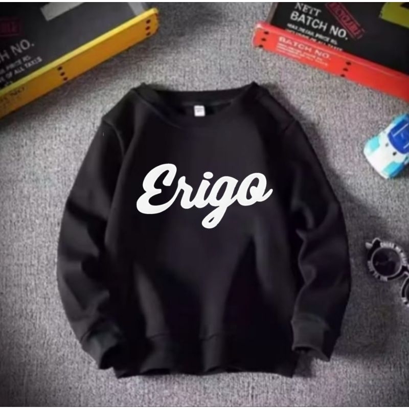 SWEATER CREWNECK ERIGO  ANAK LAKI LAKI / PEREMPUAN 2-12