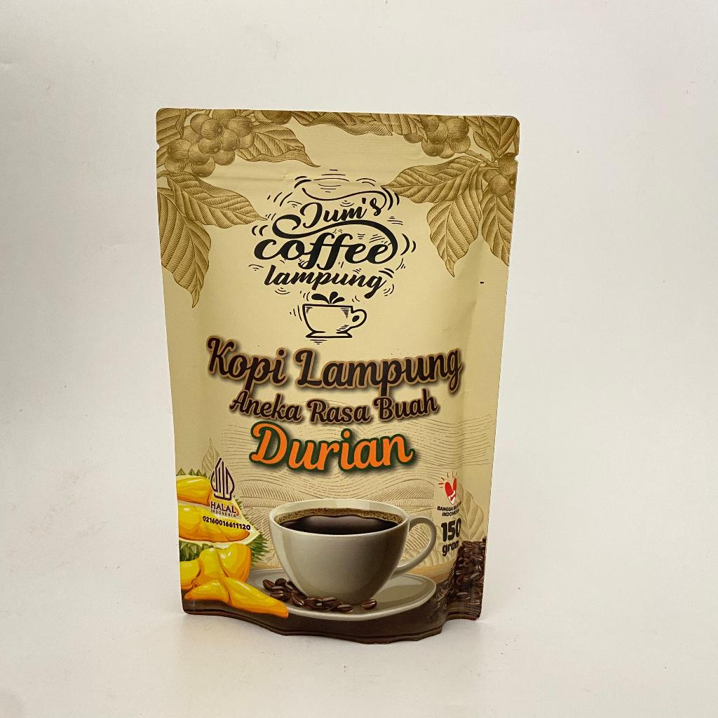 

Kopi Durian Jum's Lampung 150 gr