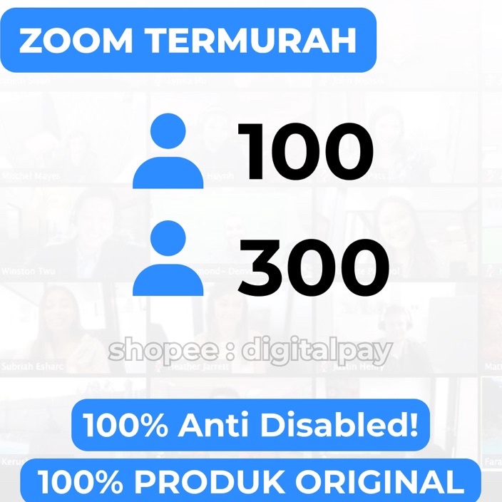 HARGA GROSIR  zoom meeting pro anti disabled