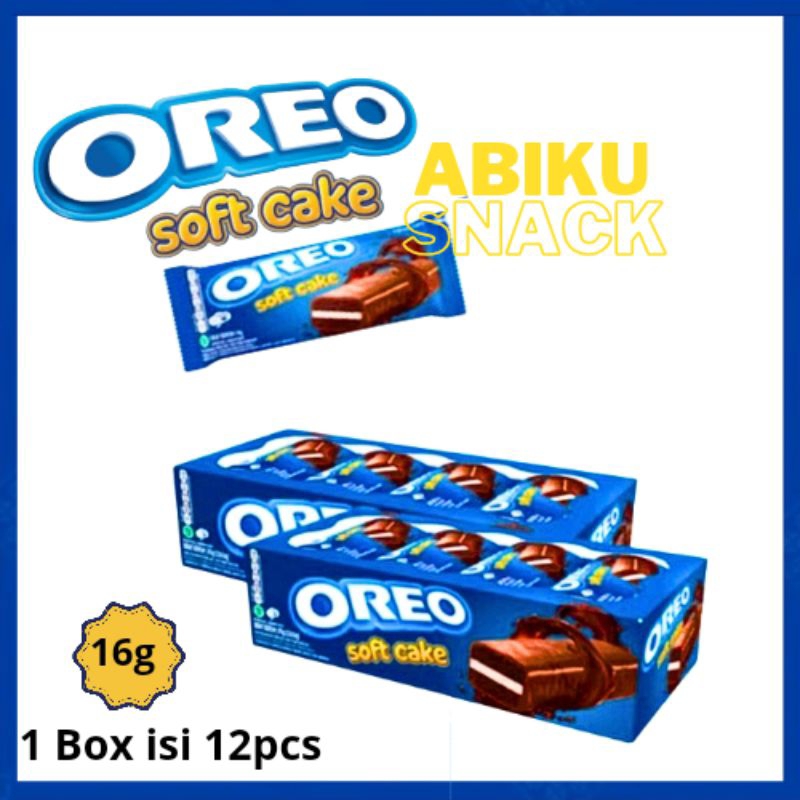 

OREO SOFTCAKE | OREO BOLU COKLAT 1 BOX ISI 12