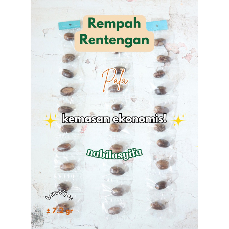 

Pala Rentengan Isi 10 - Bumbu Rentengan - Bumbu Masakan - Bumbu Dapur - Pala - Rempah-Rempah