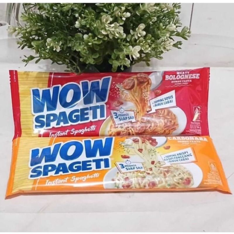 

WOW SPAGETI Mix 4pcs Carbonara Bolognese