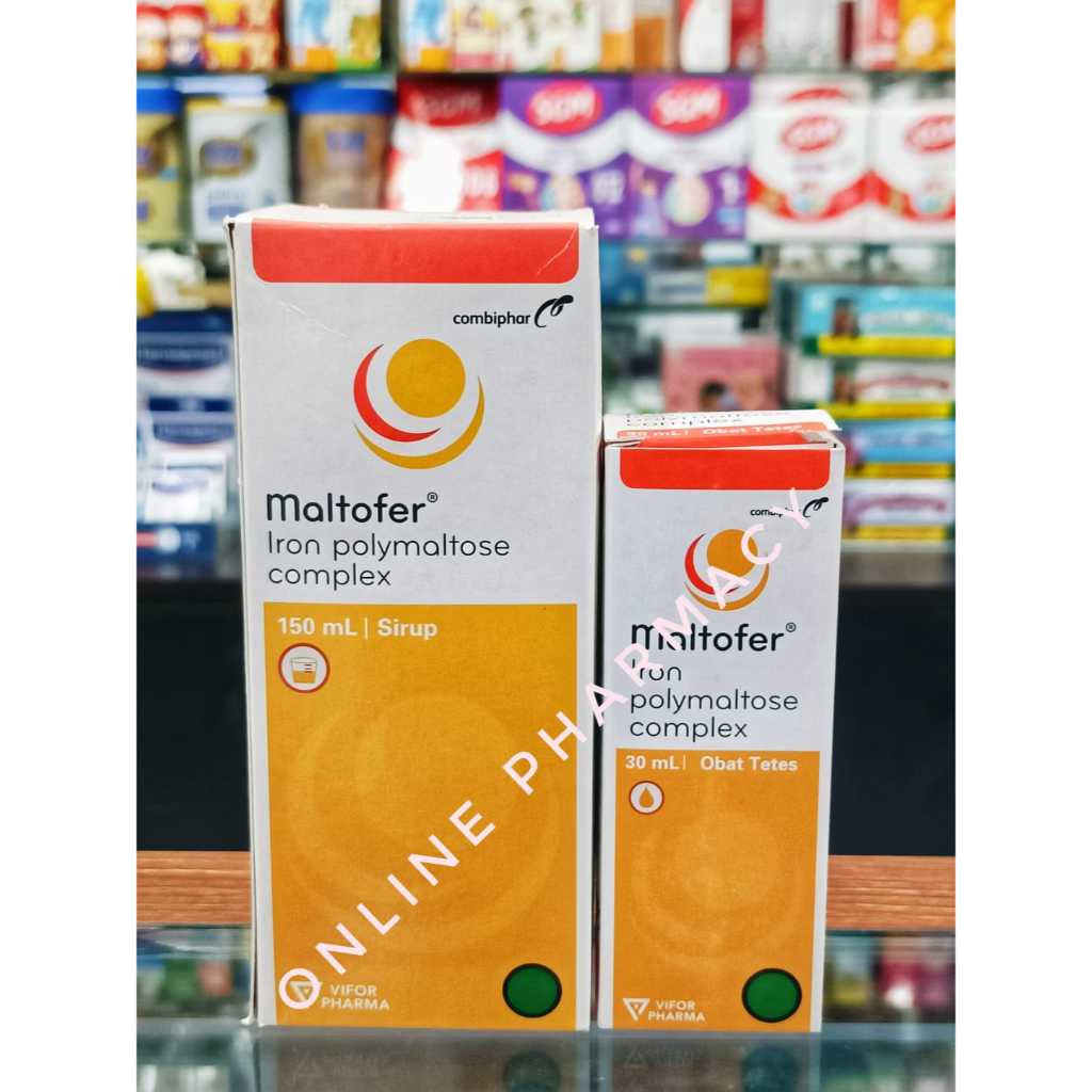 Maltofer Drop 30ML/Sirup 150ML Vitamin Tambah Darah Bayi/Anak Dan Dewasa