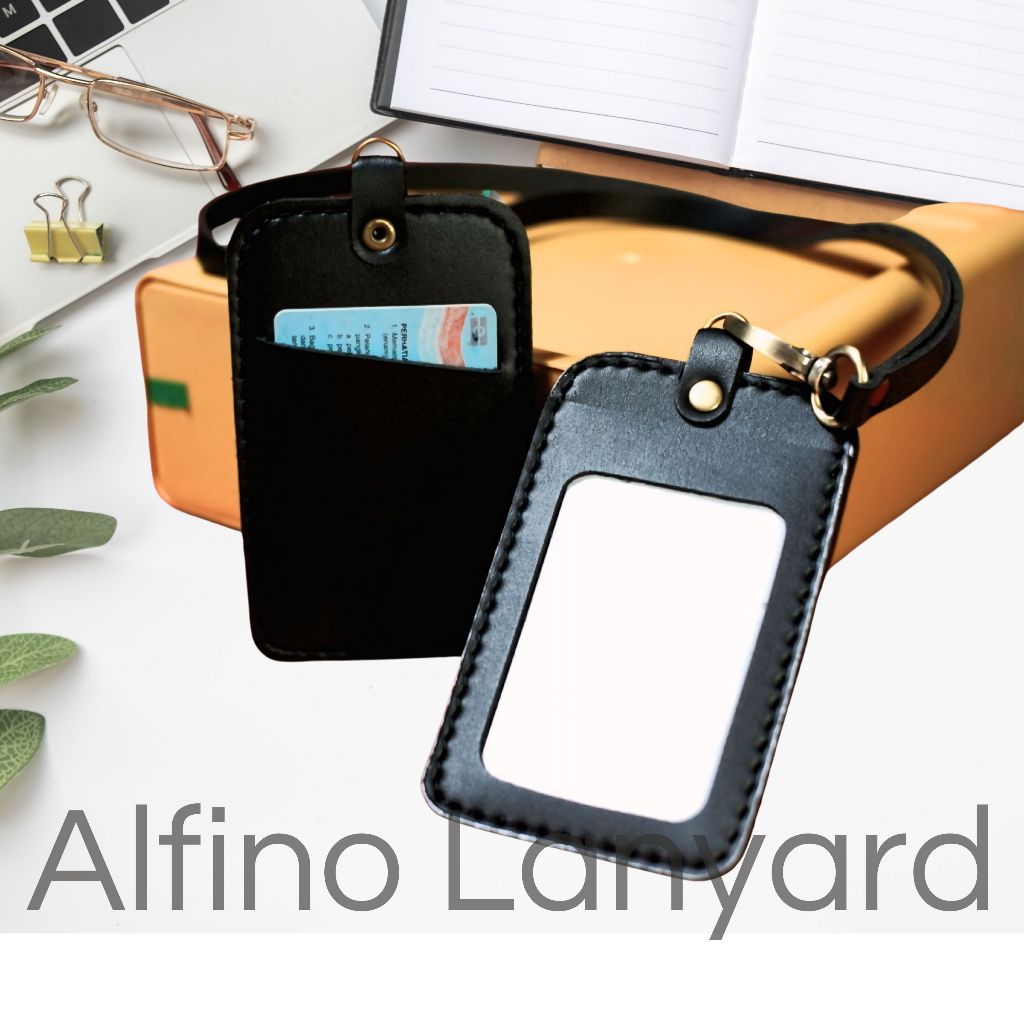 

Gantungan Nametag Id Card Alfino Warna Hitam dan Tebal dengan model menarik dan unik
