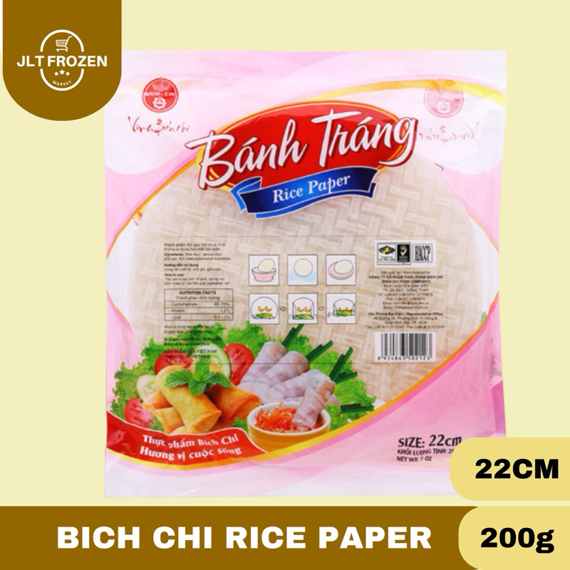 

Bich Chi Rice Paper / Kulit Lumpia Vietnam / Rice Paper 22CM - Vina Bich Chi Bahn 200g