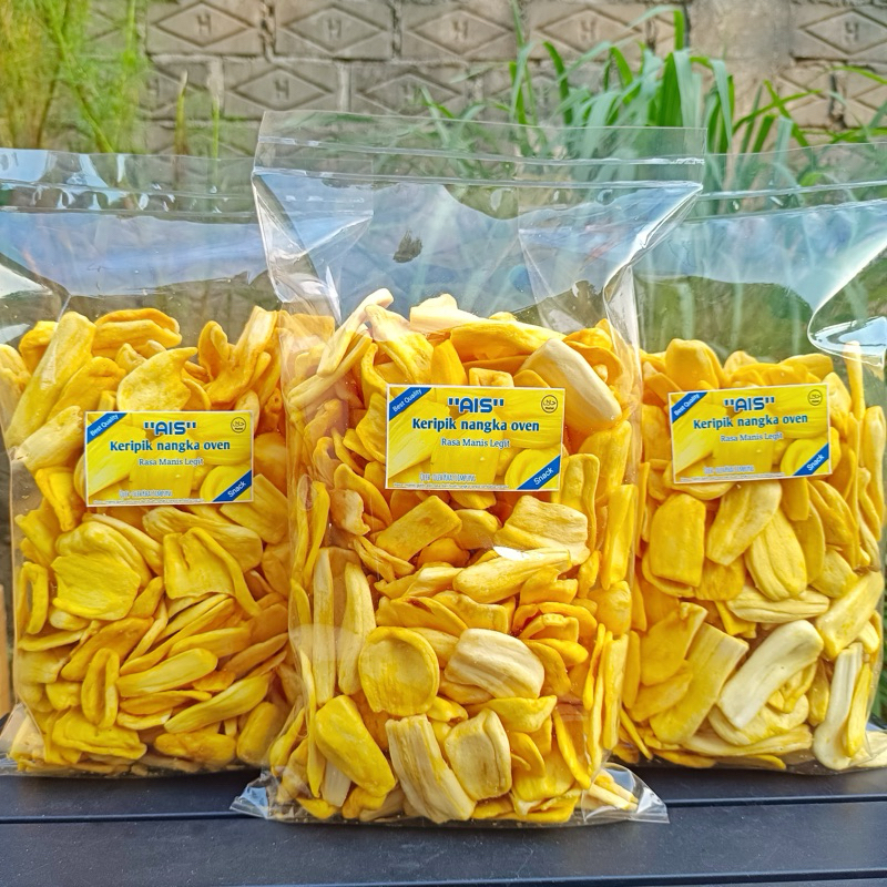 

Keripik Nangka Oven Kemasan 1kg Grade B