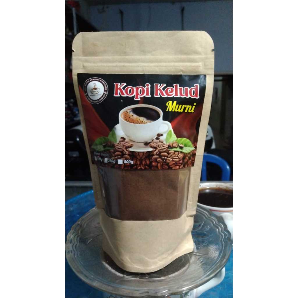 

Bubuk kopi Hitam lereng kelud Spesial Robusta Kualitas Premium.