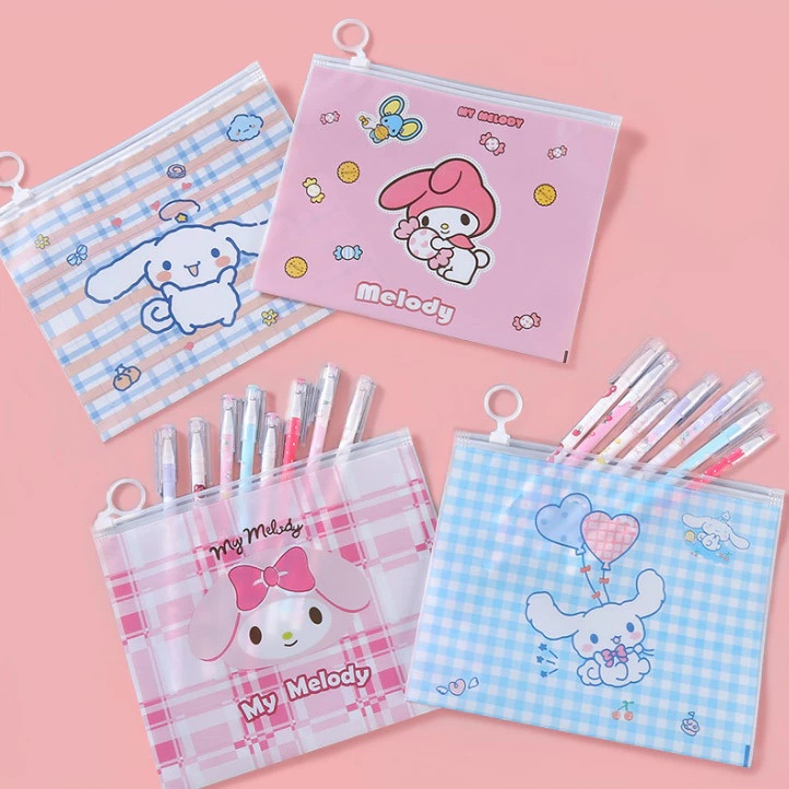 

Tas Zipper Multifungsi Motif Sanrio / Tempat Pensil & Alat Sekolah / Pouch Kosmetik & Aksesoris