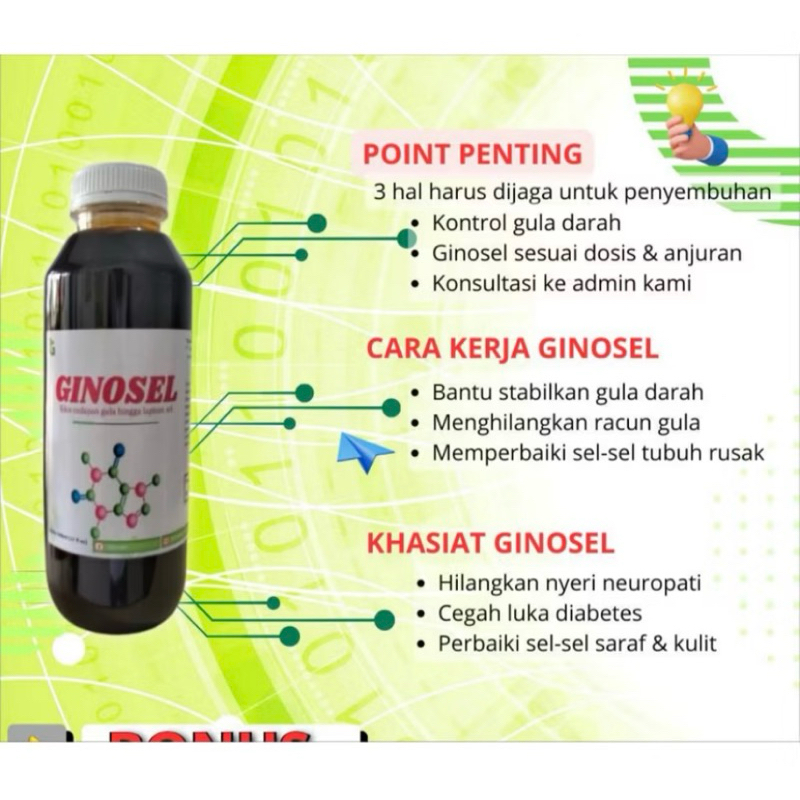 

GINOSEL 500ML / MADU HUTAN DENGAN SARI HERBAL PILIHAN MENCEGAH STROKE