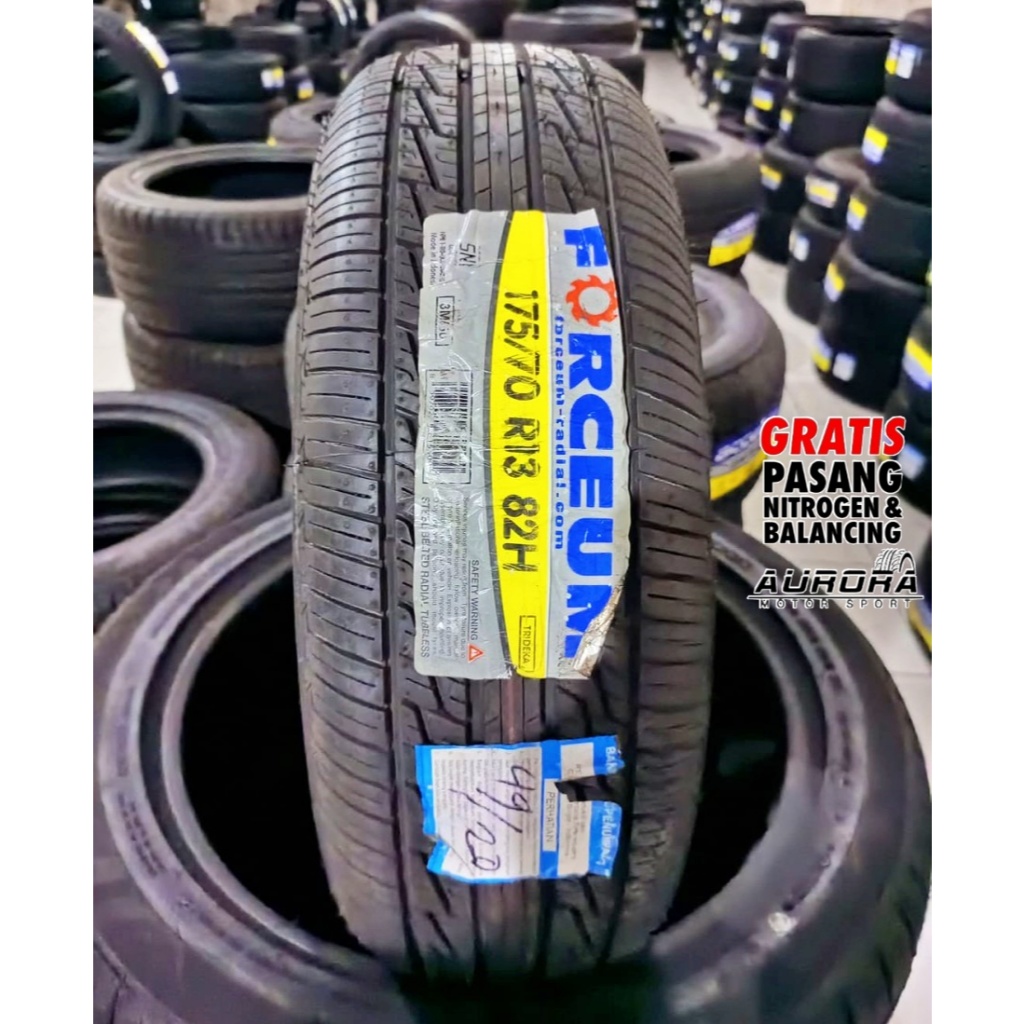 Ban mobil Forceum Trideka 175/70 R13 ban tubles ring 13 esteem carry