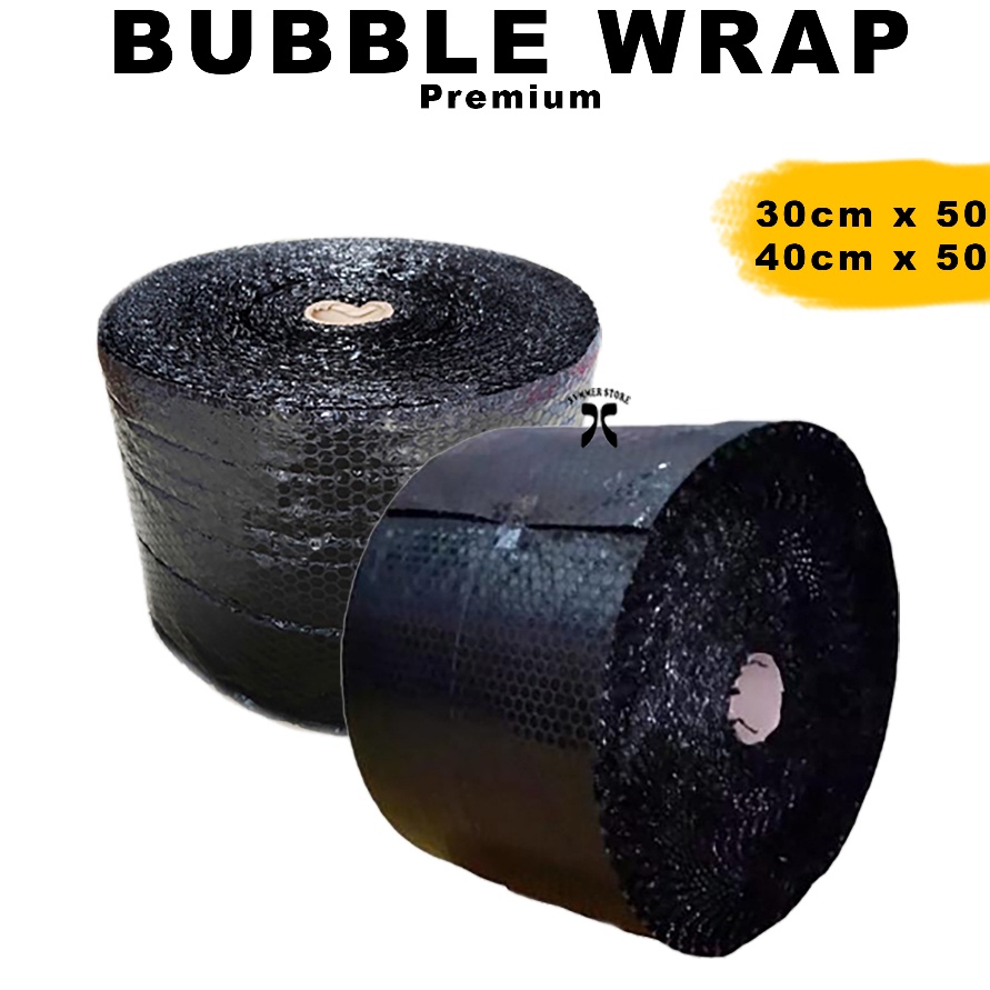 

KF7 Bubble Wrap Packing 4x5m Hitam Bening 4cm x 5m Tebal 4 x 5 meter