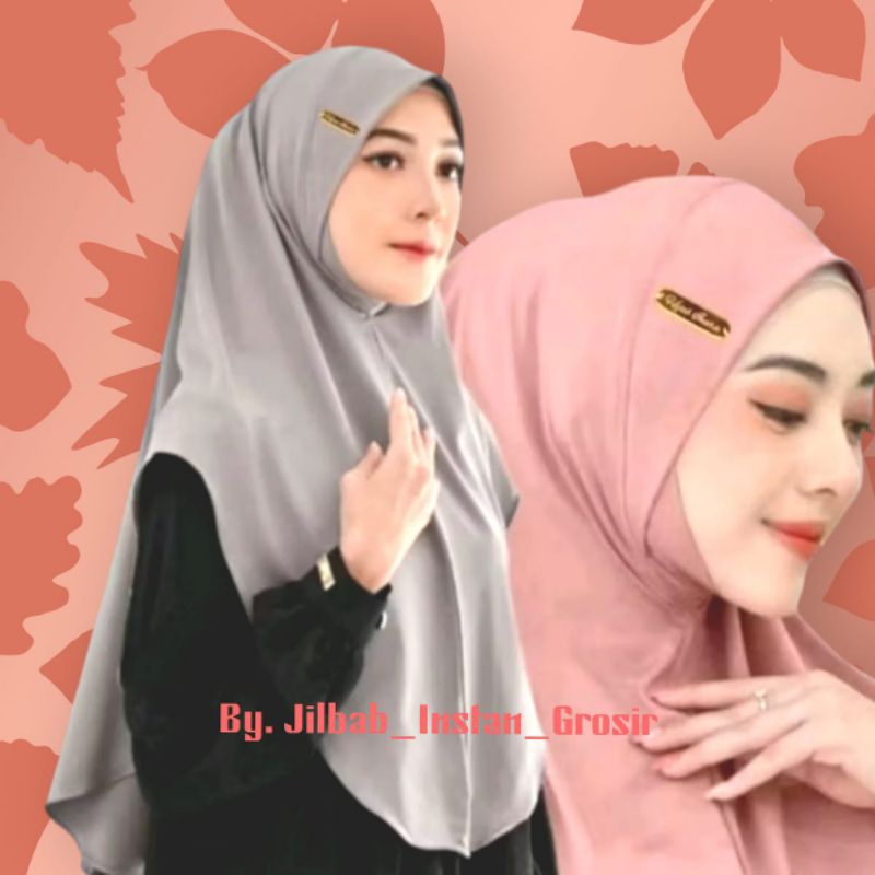 Jilbab Dagu instan Jersey Jilbab Nonpet / Jilbab Instan Jersey Premium / Jilbab Jersey Terbaru Size 