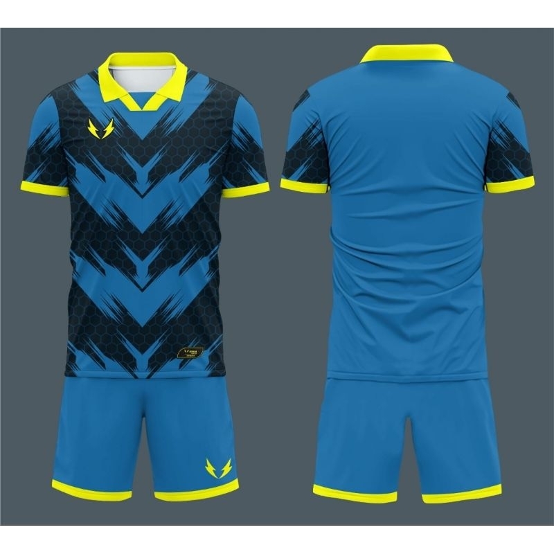 Baju Bola  Berkerah Dewasa Baju Futsal Berkerah Dewasa Jersey Berkerah Dewasa Sixa Apparel