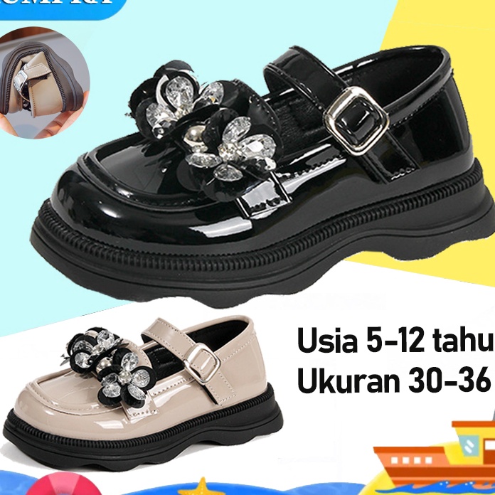 Terbaru sepatu anak perempuan flat shoes anak perempuan sepatu pantofel anak perempuan sepatu anak p