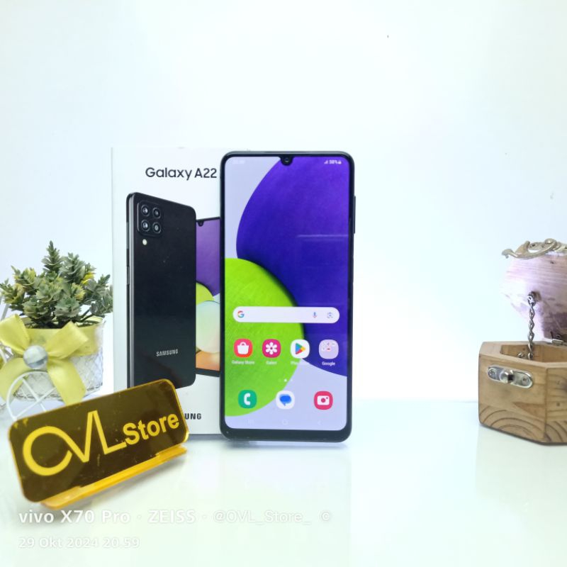 HP Second Murah Samsung A22 RAM 6/128 GB Original