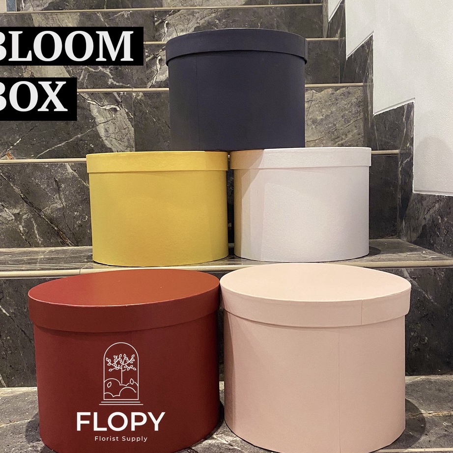 

PROMO BRAND BESAR WARNA STANDAR Bloom Box Flower Bulat Round Kotak Bunga Kotak Kado