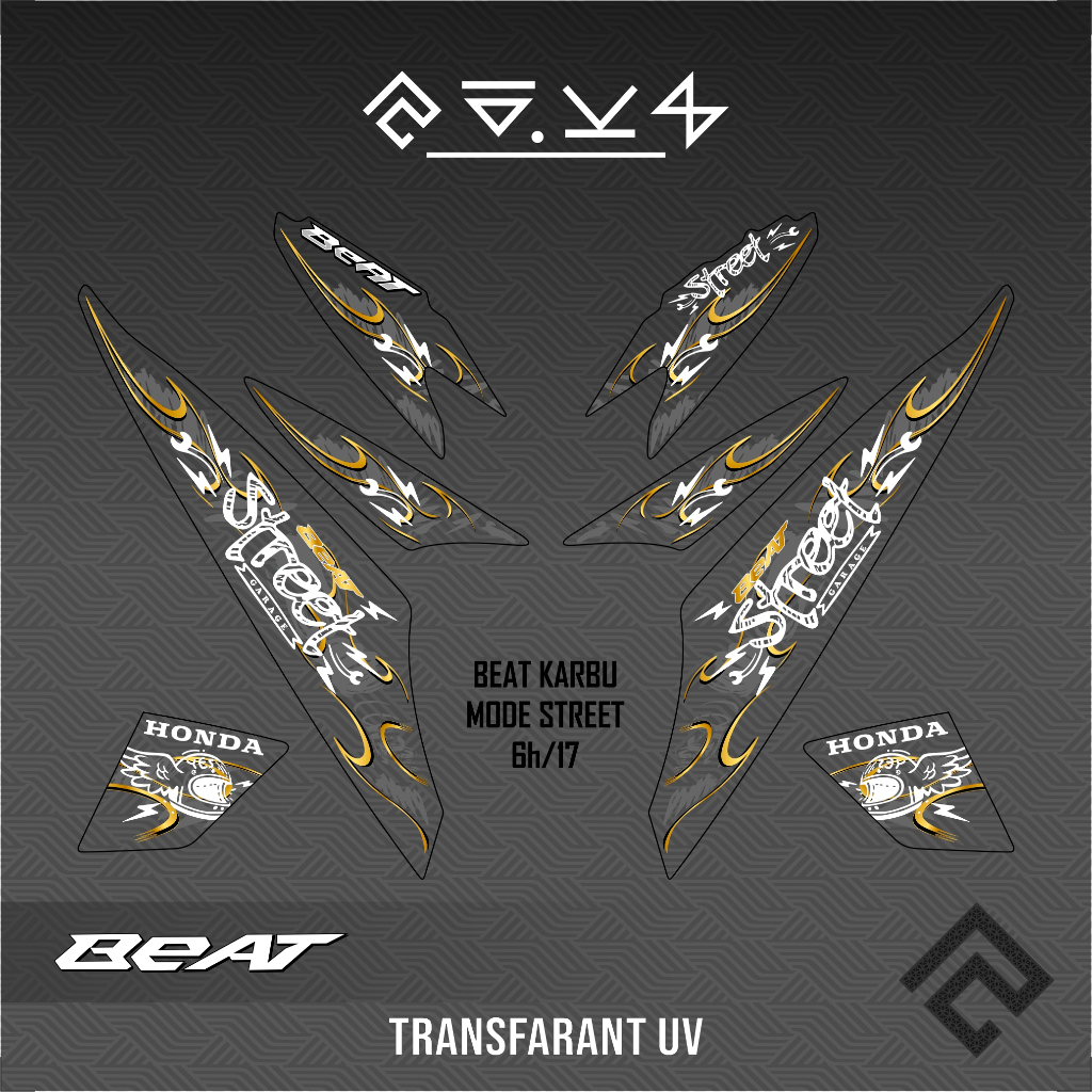 STRIPING BEAT KARBU / TRANSFARAN UV / DECAL ICON STREET
