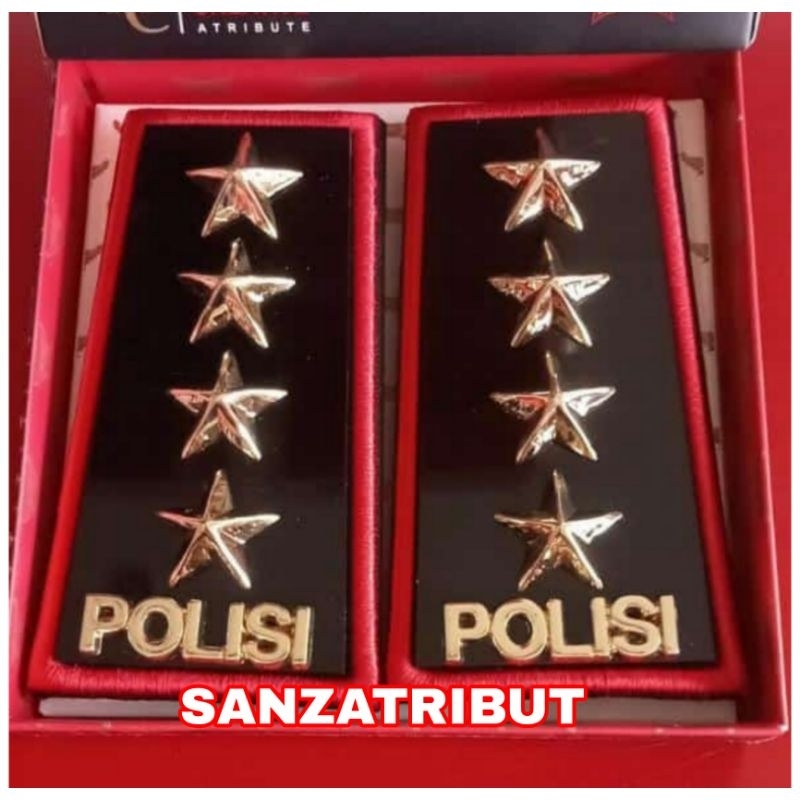 Pangkat PDH JENDRAL POLISI KAPOLRI Bintang 4 Mika Glosy