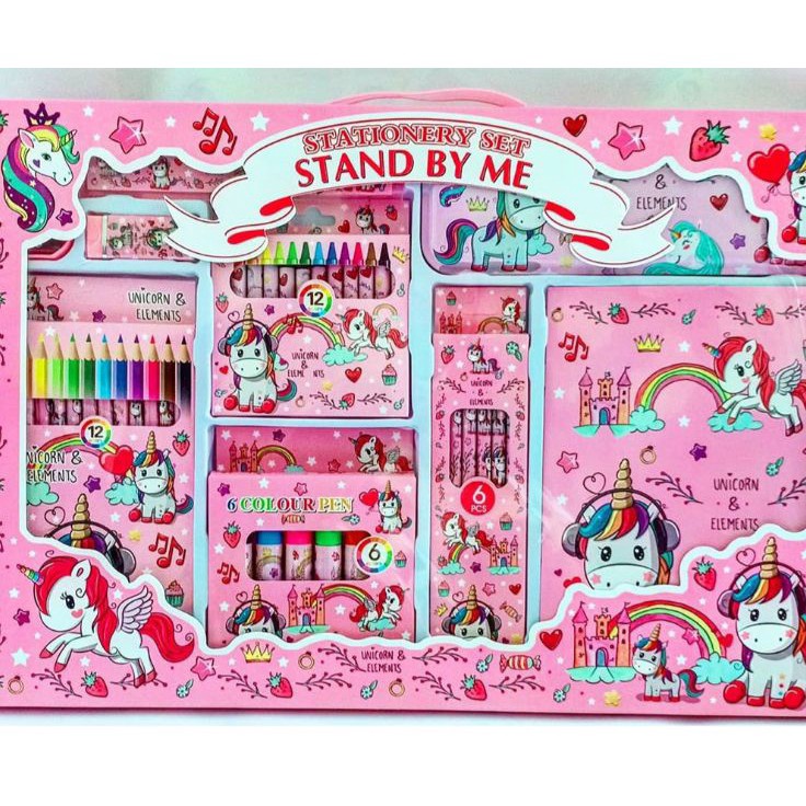 

PALING DIMINATI Alat tulis set Alat gambar set Pony Unicorn Spiderman Cars Frozen dll lengkap