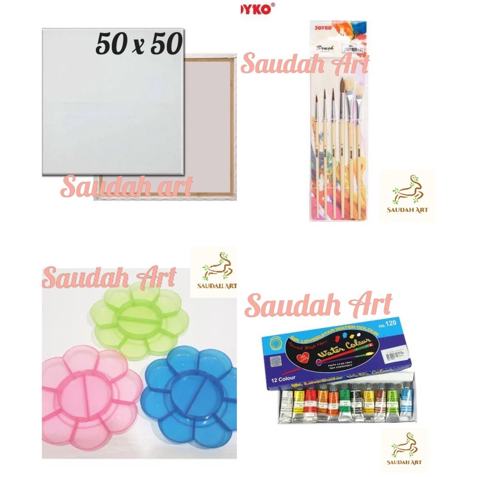

Serbu Update Paket Lukis Kanvas kanvas 5x5kuaspalet cat air