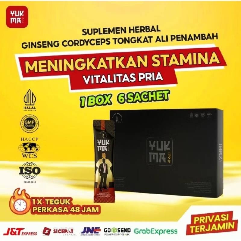 

YUKMA SUPLEMEN PRIA DEWASA HERBAL SERBUK GINSENG